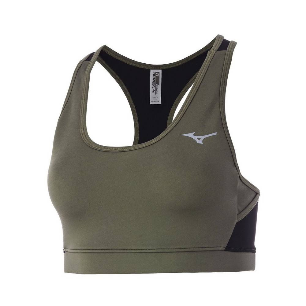 Reggiseno Sportivo Mizuno Alpha Mesh Back Sports Donna - Verdi - 75346-UQWS